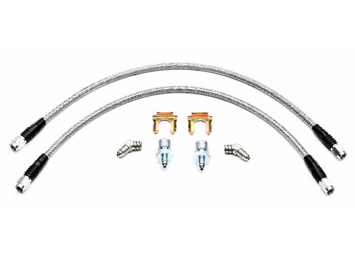 Wilwood Front S/S Flex Brake Hose Kit 