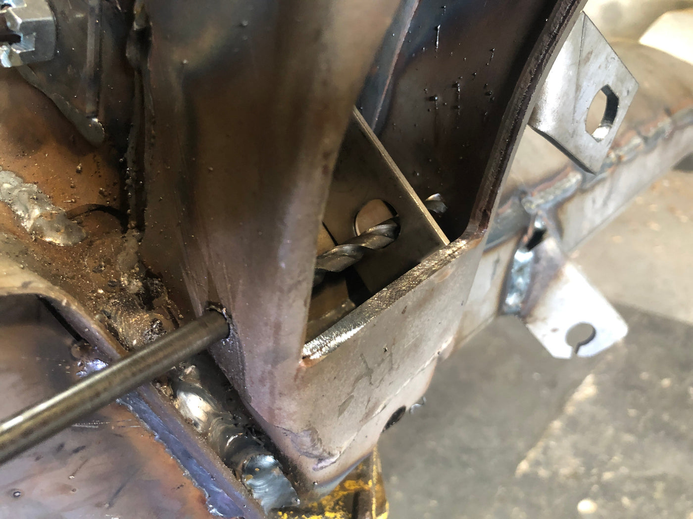 63-69 T-arm Shim Pack Cotter Pin Location